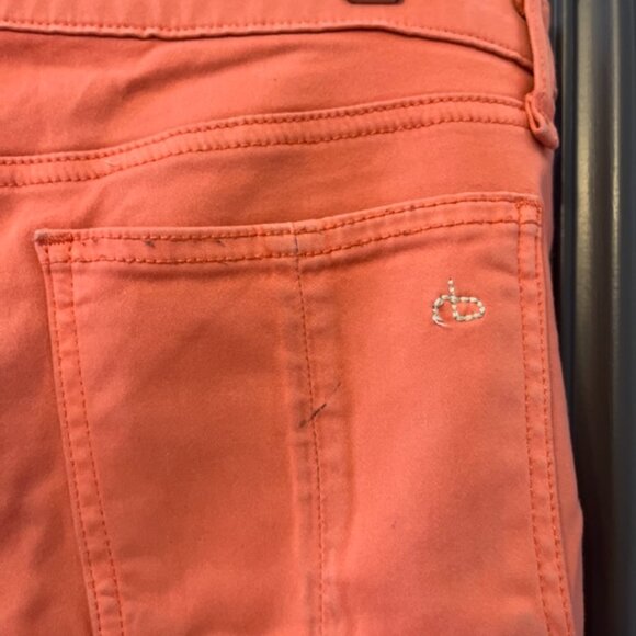 Salmon red Rag + Bone stretchy legging denim for Aritzia, size 29 - Picture 2 of 4